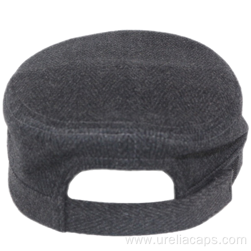 Plain cotton military hat